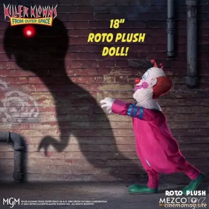 Slim lancia la collezione Roto Plush «Killer Klowns from Outer Space» di Mezco Toyz.