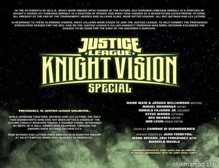 Anteprima Fumetto – Justice League: Knight Vision Speciale #1