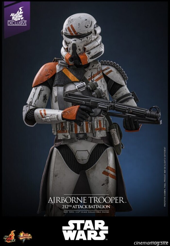 Hot Toys Star Wars: La vendetta dei Sith Airborne Trooper (212th Attack Battalion) sesta scala figura rivelata