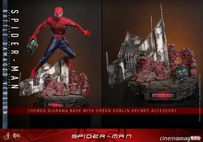 Человек-паук Тоби Магуайра получил вариант с боевыми повреждениями для новой фигурки Hot Toys в масштабе 1/6.