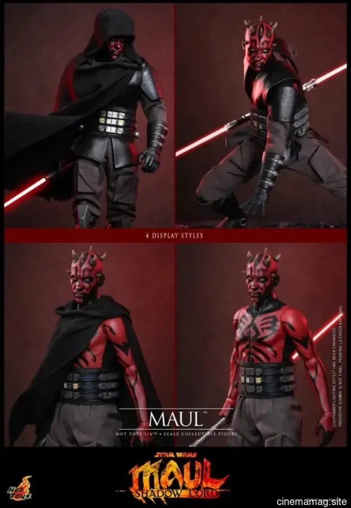 Hot Toys has revealed a sixth scale figure of Maul from Star Wars: Maul – Shadow Lord.