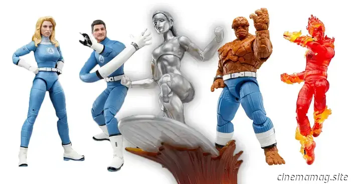Hasbro unveils action figures from The Fantastic Four: First Steps Marvel Legends Series.