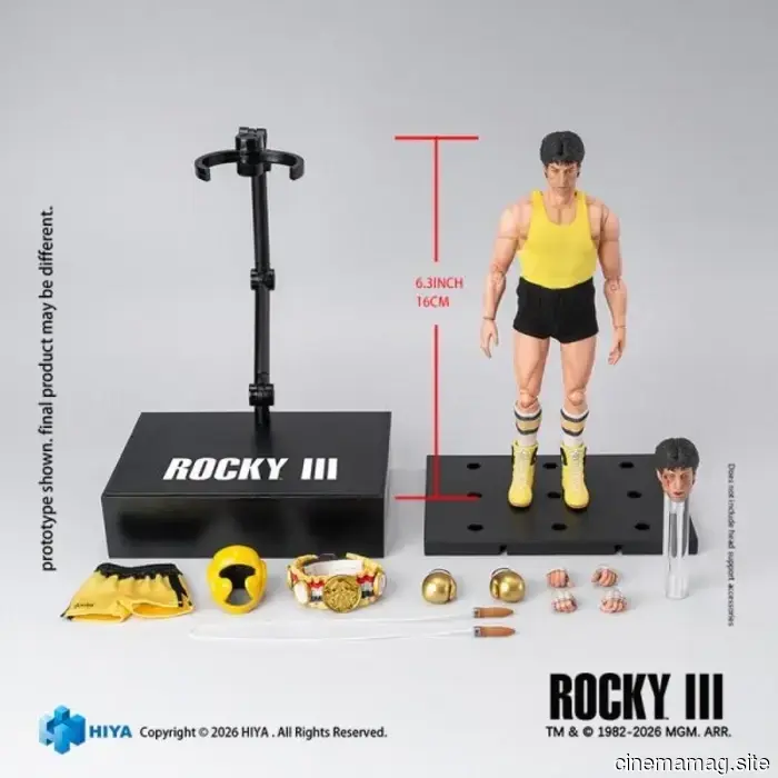 Hiya Toys annuncia la figura d'azione Rocky III Exquisite Super Series
