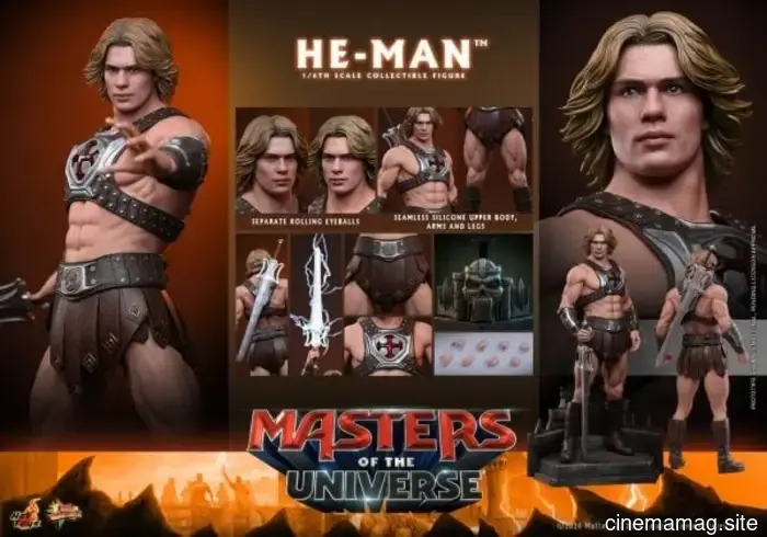 Hot Toys reveals sixth scale figures of He-Man and Skeletor from Masters of the Universe.
