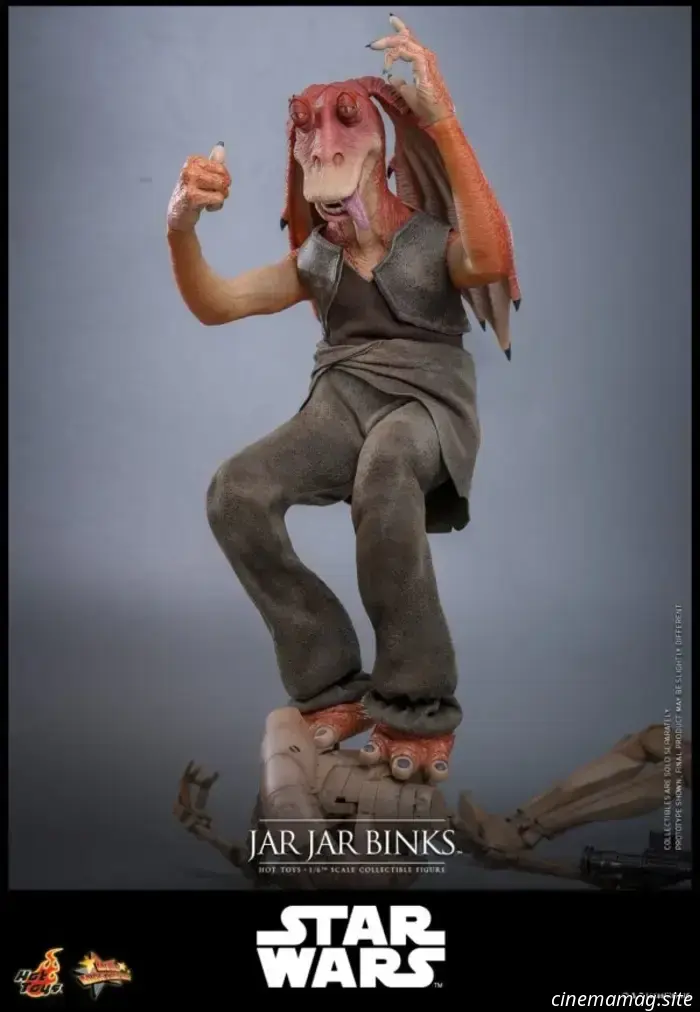 Джар Джар Бинкс присоединился к коллекции шестимасштабных фигурок Hot Toys из "Звездных войн"