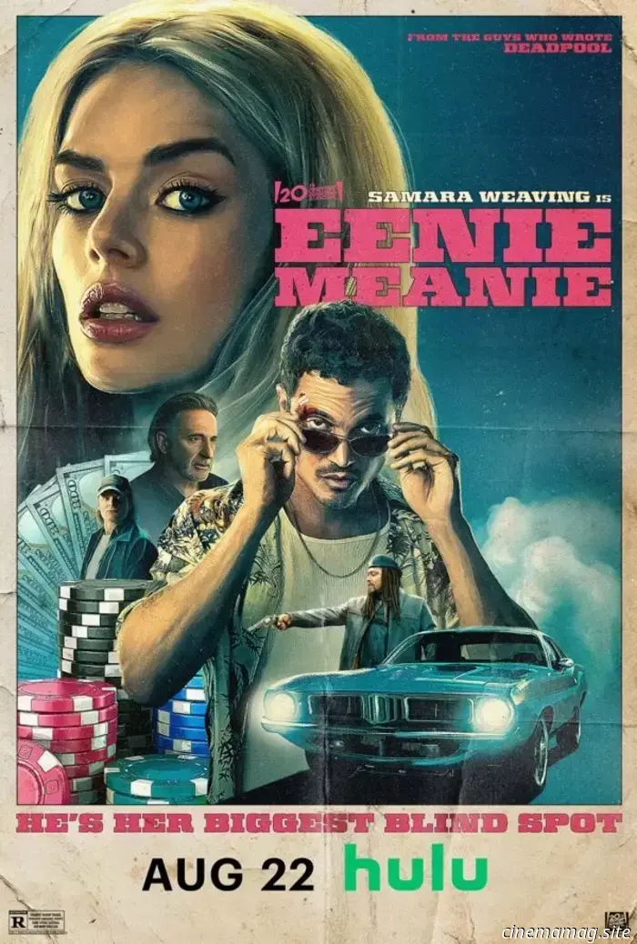 Samara Weaving takes the lead in the trailer for the fast-paced action thriller Eenie Meanie.