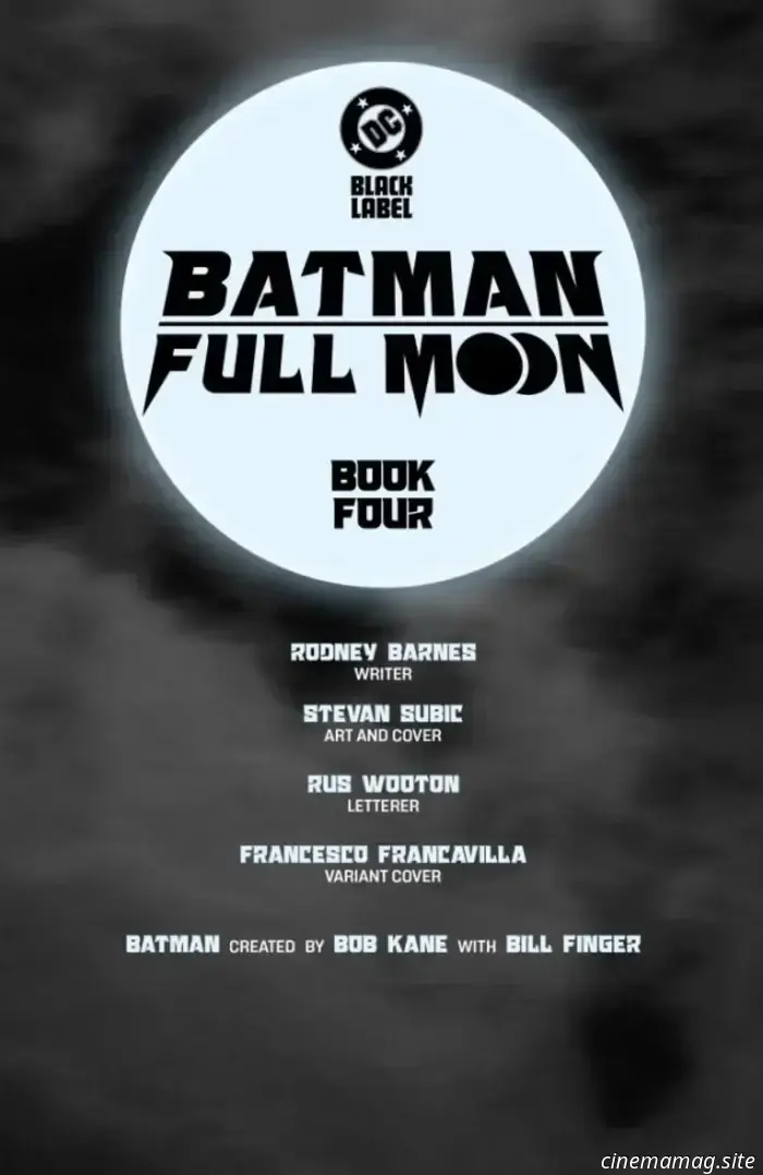 Batman: Full Moon #4-Anteprima del fumetto