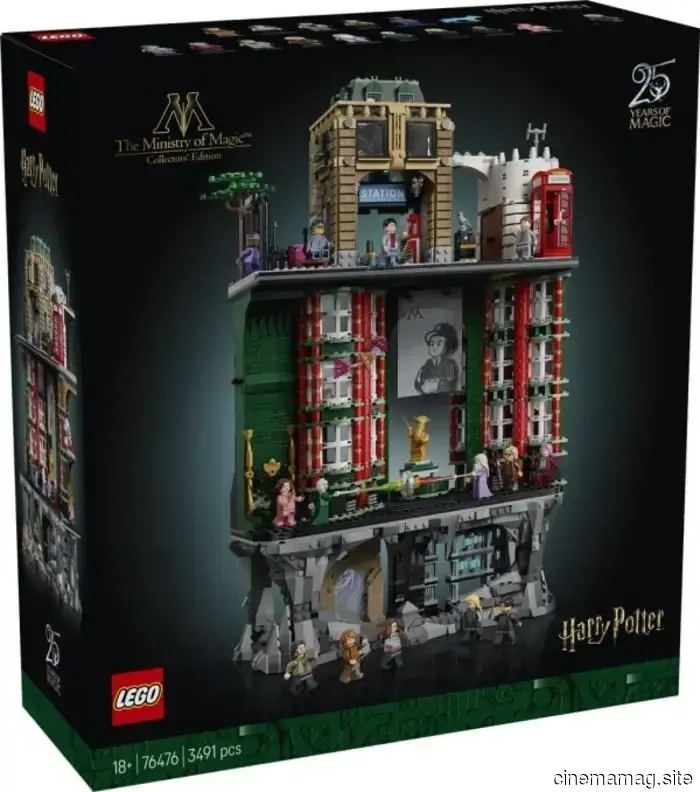 The LEGO Harry Potter Collector’s Edition set featuring The Ministry of Magic will be released in September.