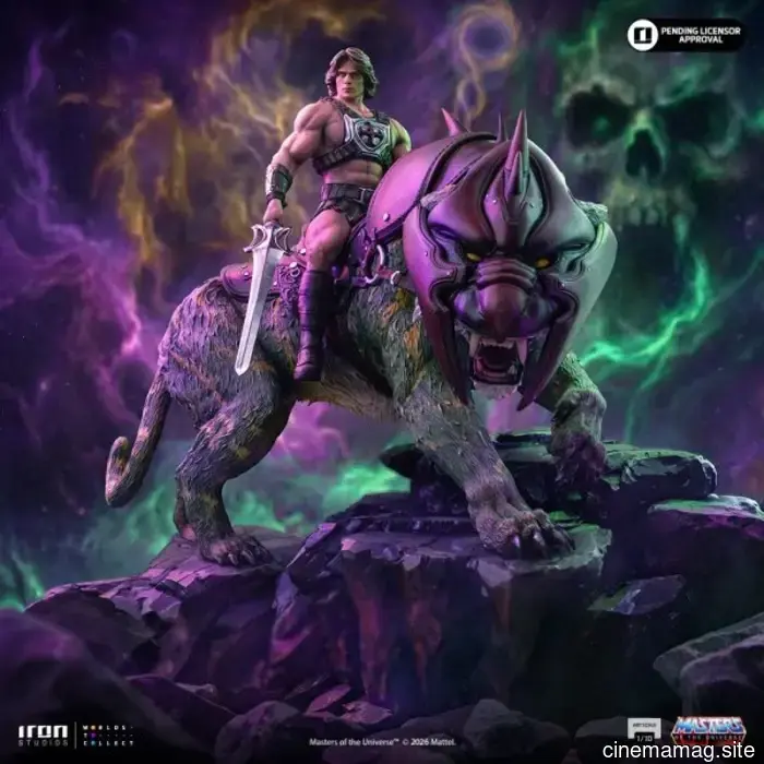 Masters of the Universe He-Man e la statua da collezione di Battle Cat rivelata da Iron Studios