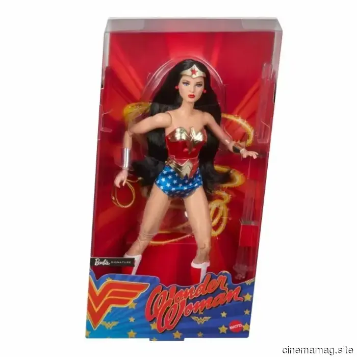 Mattel commemorates 90 years of Wonder Woman with a Signature Barbie Doll.