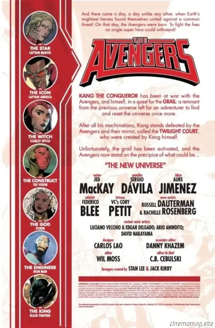 Avance del cómic – Los Vengadores #35