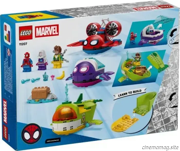 Revelados los sets de LEGO Marvel Spidey and His Amazing Friends para el invierno de 2026