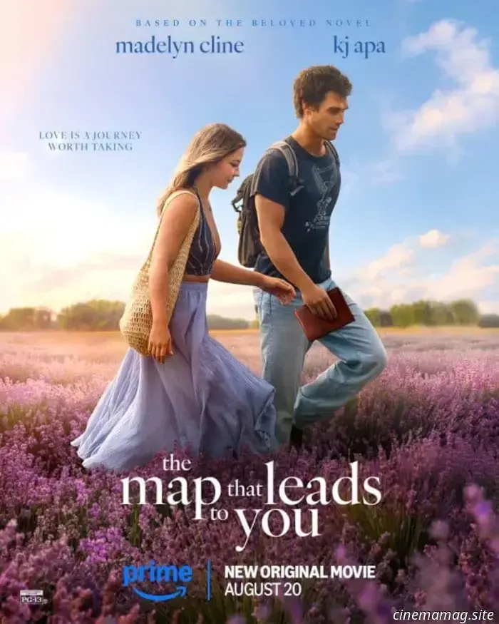 Trailer for Amazon MGM's The Map That Leads to You featuring Madelyn Cline and KJ Apa.