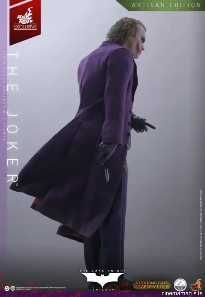 Hot Toys reveals a quarter scale collectible figure of The Joker from The Dark Knight.