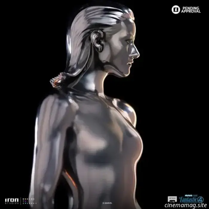 Los Cuatro Fantásticos: Primeros pasos — estatua coleccionable del Surfista Plateado presentada por Iron Studios