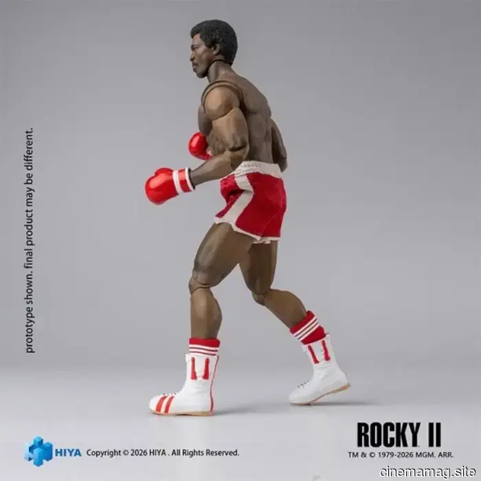 Rocky II Apollo Creed figura d'azione Exquisite Super Series svelata da Hiya Toys
