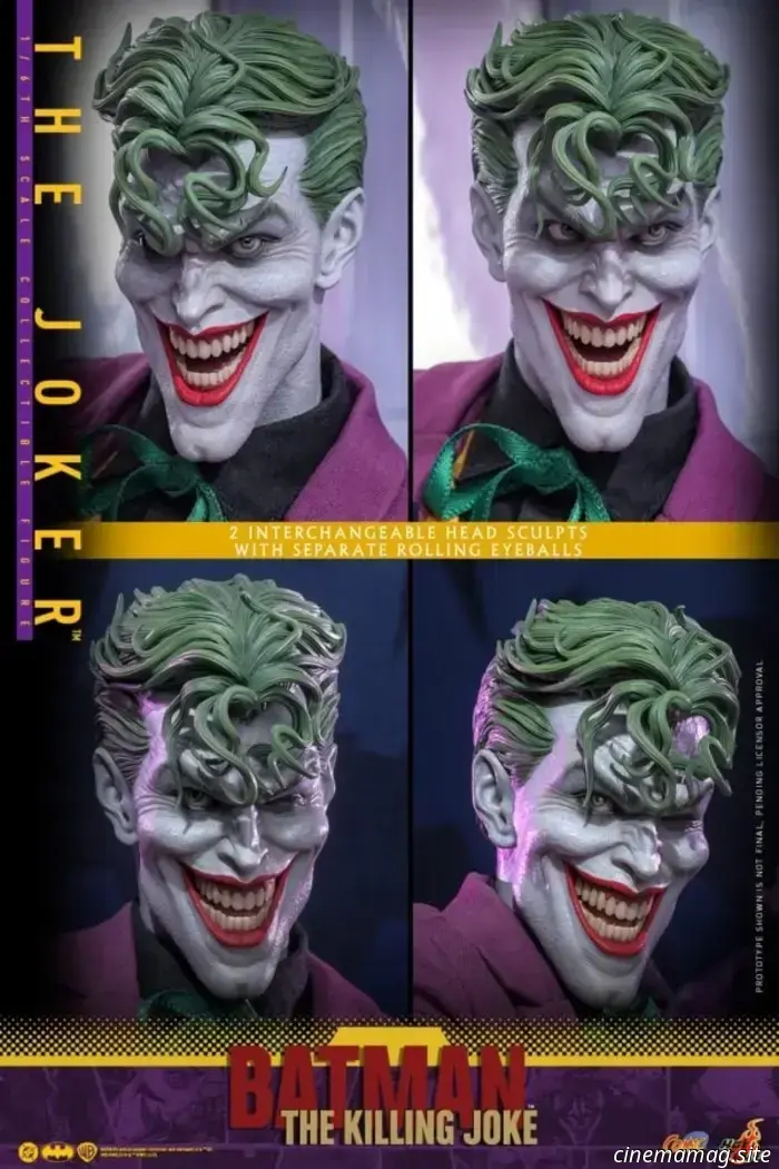 La figura del Joker in scala 1/6 da Batman: The Killing Joke svelata da Hot Toys