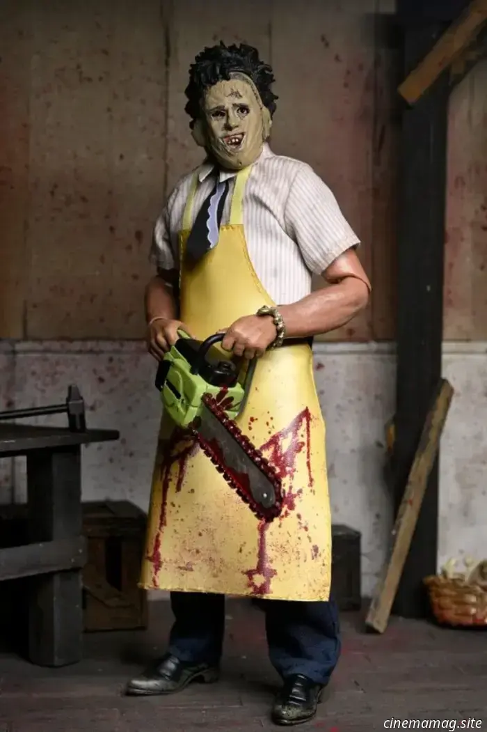 NECA introduces new figures of Leatherface from the Texas Chain Saw Massacre.