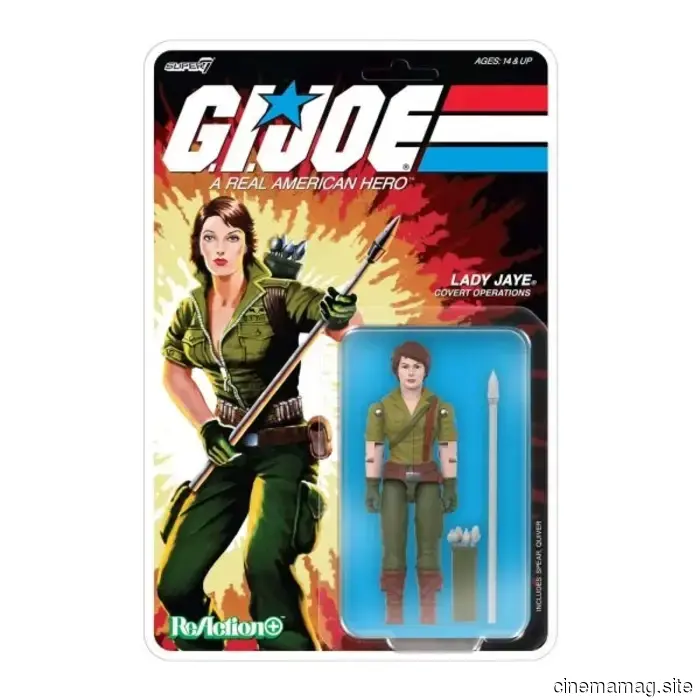 Lady Jaye, Deep Six, Zartan, and the Cobra Viper Gunner are set to be part of Super7's G.I. Joe: A Real American Hero ReAction+ series.