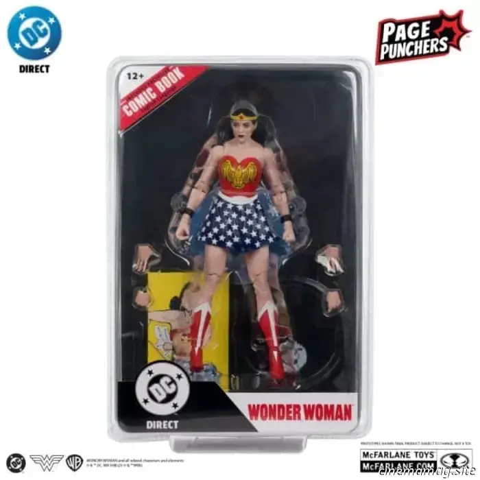 Wonder Woman y Superboy se unen a la línea DC Page Punchers de McFarlane con nuevas figuras