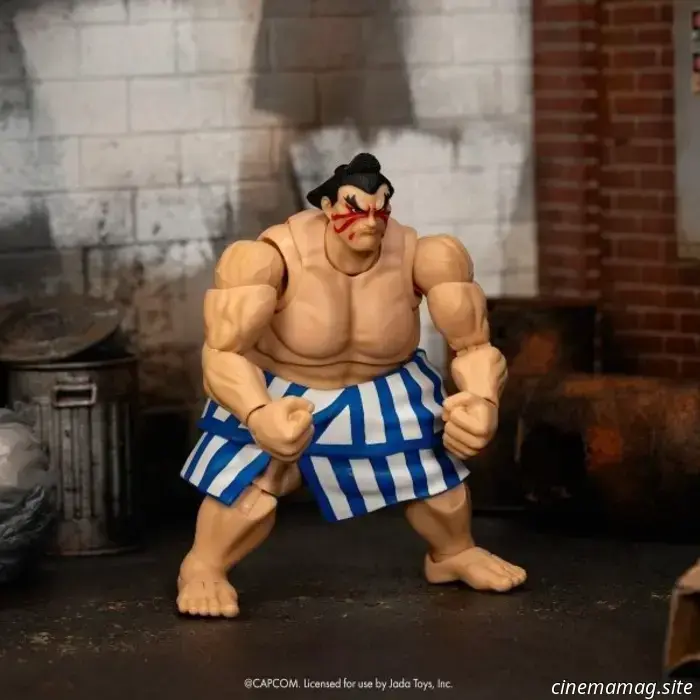 E. Honda se une a la línea de figuras de acción Ultra Street Fighter II de Jada Toys