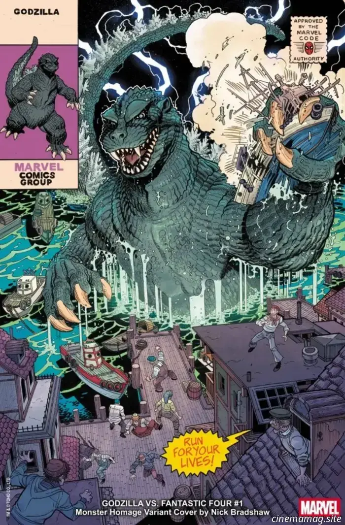 Godzilla vs. Fantastic Four #1 - Comic Book Sneak Peek