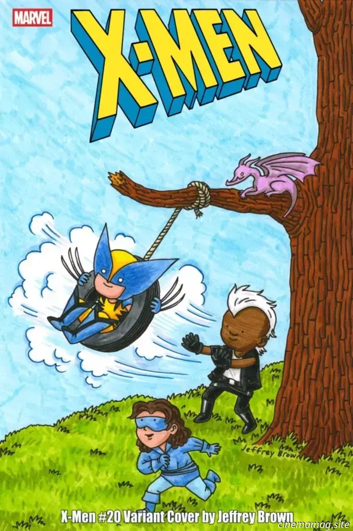 Jeffrey Brown adds his unique touch to Marvel through new variant covers.