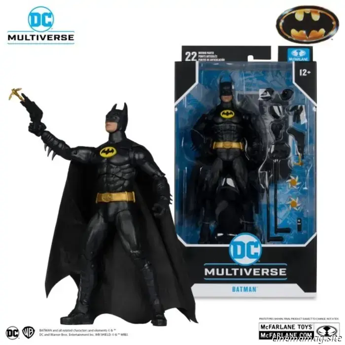 McFarlane's DC Multiverse series introduces action figures of Batman from 1989 and Batman Begins.