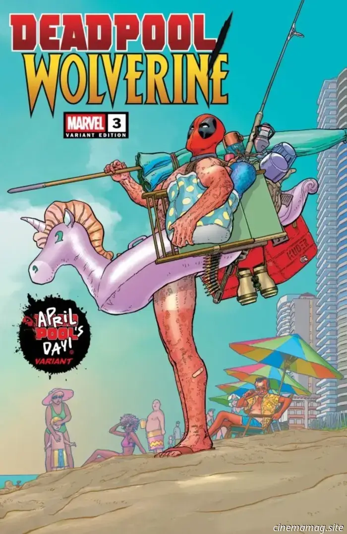 Deadpool celebrates April Fool's Day with special Marvel variant covers.