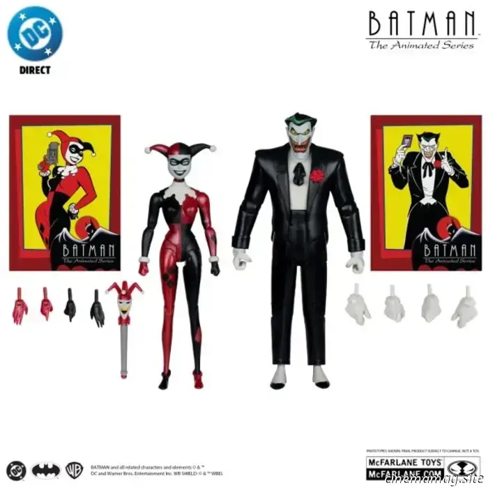 Batman: The Animated Series Harley Quinn & The Joker Mad Love Two-Pack