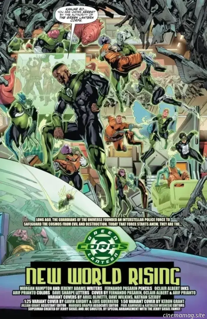 Avance de cómic - Green Lantern Corps nº 1