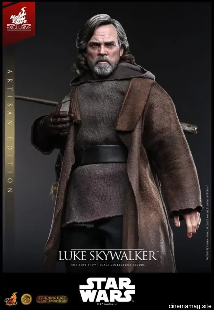 Hot Toys revela la figura de sexta escala Artisan Edition de Luke Skywalker de Star Wars: Los Últimos Jedi.