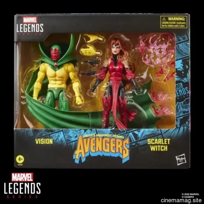 Marvel Legends Series has unveiled new figures including Vision & Scarlet Witch, Mole Man & Moloids, and Maximum Series Symbiote Spider-Man.