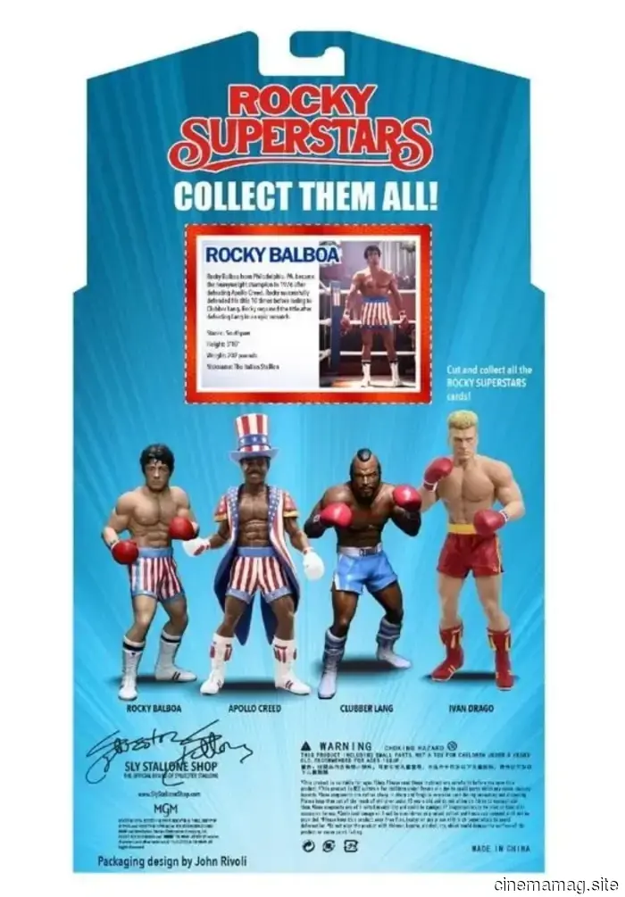 Sly Stallone Shop lancia la linea di action figure Rocky Superstars