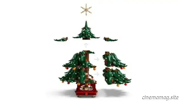 Наборы LEGO Family Christmas Tree и Winter Village Holiday Express Train появятся в октябре