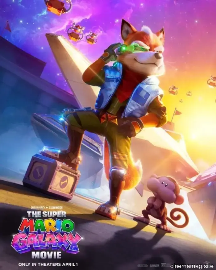Glen Powell è Fox McCloud nel film Super Mario Galaxy