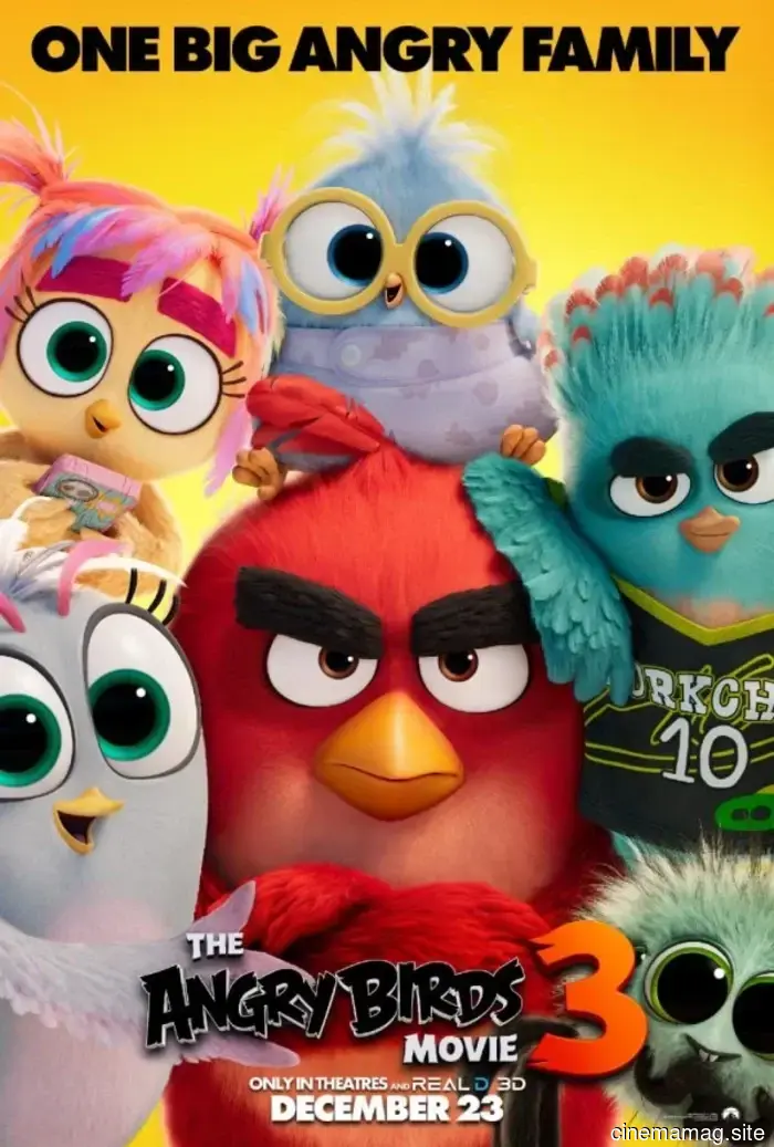 Red se convierte en padre en el tráiler de The Angry Birds Movie 3