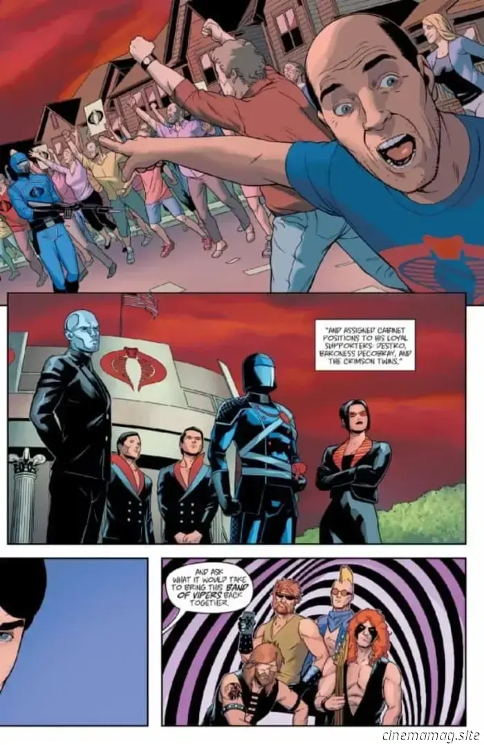 Los Dreadnoks vuelven a reunir a la banda en la primera vista previa de G.I. Joe: Cold Slither #1