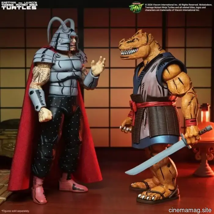 Savanti Romero puts on his Warlord costume for NECA's latest Teenage Mutant Ninja Turtles release.