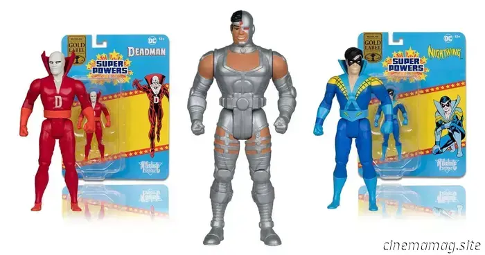 Nightwing, Cyborg, Deadman, and Animal Man are added to McFarlane's DC Super Powers action figure series.
