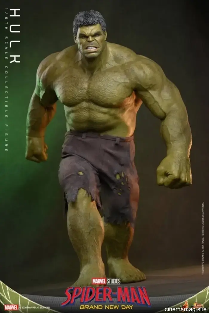 Hot Toys presenta la figura de Hulk a escala sexta de Spider-Man: Brand New Day.