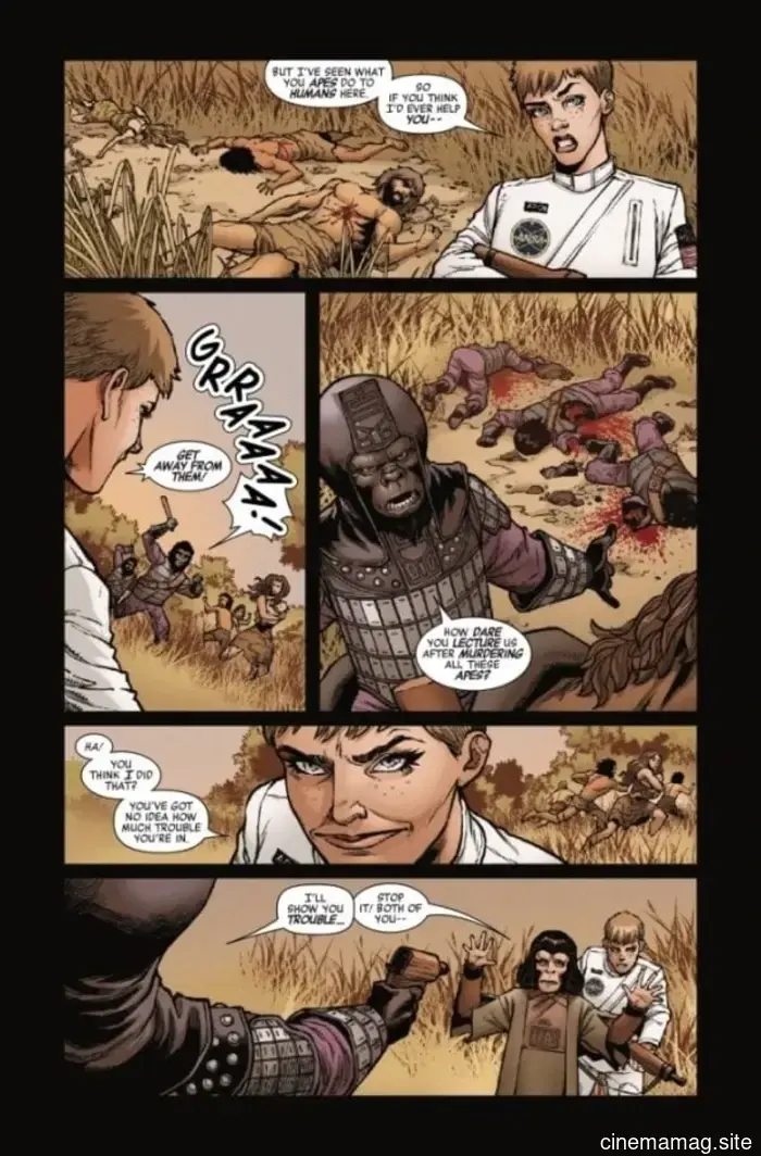 Comic Book Sneak Peek – Predator vs. the Planet of the Apes #2
