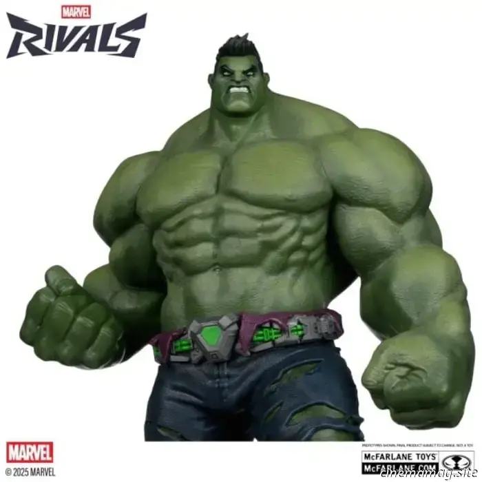 McFarlane Toys presentó las figuras coleccionables de Hulk y Venom de Marvel Rivals.