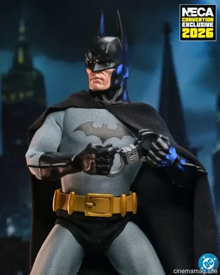 NECA honors the Dark Knight with a classic Batman action figure exclusive to conventions.