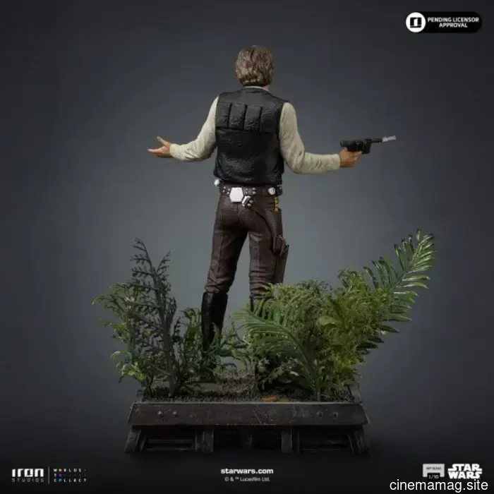 Iron Studios reveals a new collectible statue of Han Solo from Star Wars: Episode VI – Return of the Jedi.