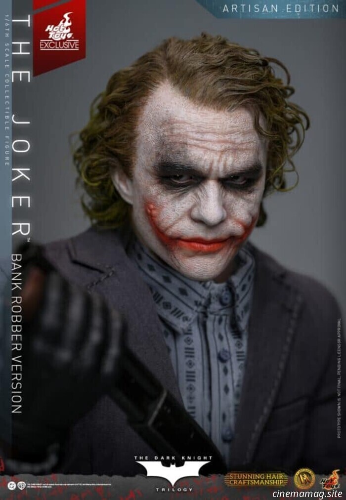 Джокер (Грабитель банков) Фигурка из серии Dark Knight Artisan Edition, представленная Hot Toys