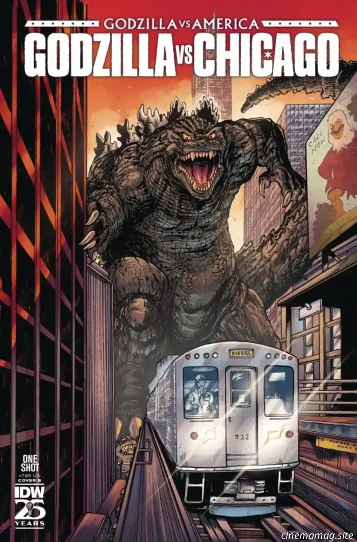 Anteprima del fumetto-Godzilla vs America: Chicago #1