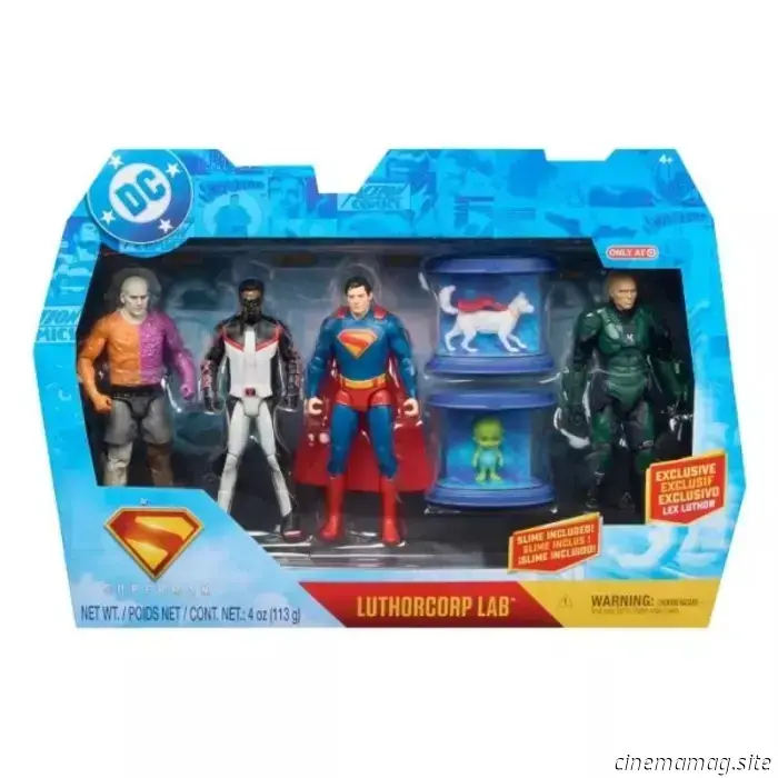 Spin Master has unveiled the Superman Luthorcorp Lab action figure playset.