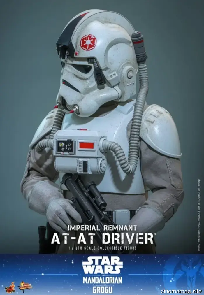 Hot Toys has introduced the sixth scale figure of the Imperial Remnant AT-AT Driver from Star Wars: The Mandalorian, featuring Grogu.