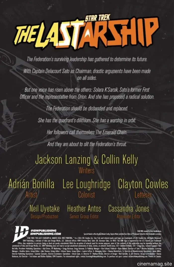 Avance de Cómic – Star Trek: La Última Nave Estelar #6